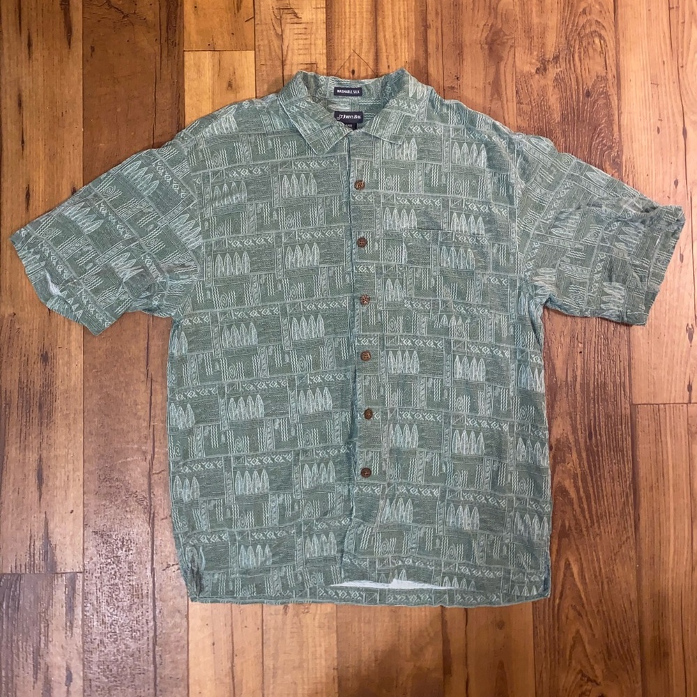 Men’s L Patterned Dad Shirt